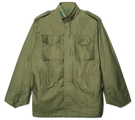 Alpha Industries Men's M-65 Field Coat,Olive Green,Large