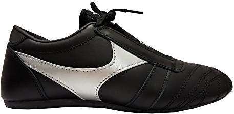DOUBLE Y Chaussures Arts Martiaux en Cuir Noir T45