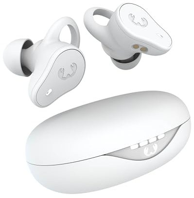 Fresh 'n Rebel Twins Move, Écouteurs sans Fil Intra-Auriculaires Bluetooth Sport, Résiste aux éclaboussures, avec Microphone, Bouton Cliquable et Contrôle du Volume, 30h D'Autonomie (Ice Grey)