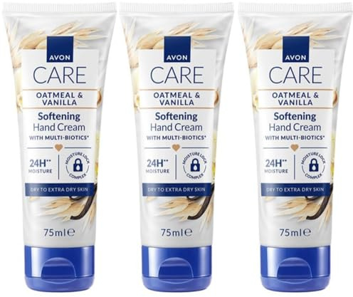 Avon Care Gentle Moisturising Hand Cream 75ml - Pack of 3