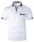 VMSUCIJ Poloshirt Herren Kurzarm Polohemd Baumwolle Basic Poloshirts Slim Fit Golf Sports Polohemd,Weiß 24,L