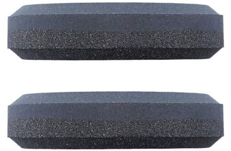 Double Side Abrasive Sharpener for Cutter Scissors Tool Ergonomic Round Design Sturdy Corundum & Silicon Carbides Professional Axes Cutter Sharpener
