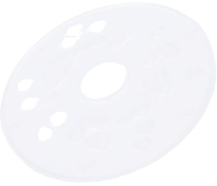 Asixxsix Placa base para fresadora, tornillos, agujeros pretaladrados, placa base universal acrílica para fresadora de 5 3/4 pulgadas, transparente, para fresadora PR10E PR20EVS