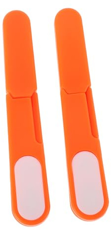 Healifty Tijeras de Pesca de Plástico Compactas y Resistentes Juego de Mini Tijeras para Línea de Pesca y Manualidades para Bordado y Corte Preciso