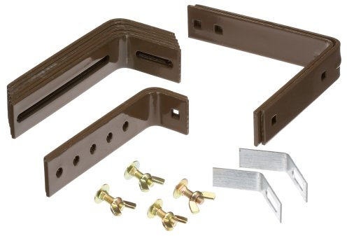 Emsa Blumenkastenhalter, Universal passend, Tragkraft 50 kg, Dunkelbraun, Vario, 5957002400