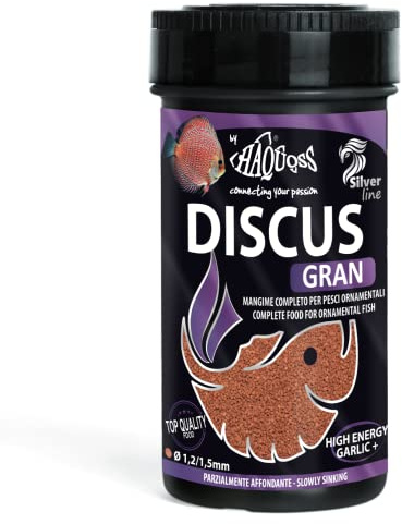 Haquoss Discus Gran Gourmet - Alimento en Escamas a Base de ajo, 250 ml/137 g