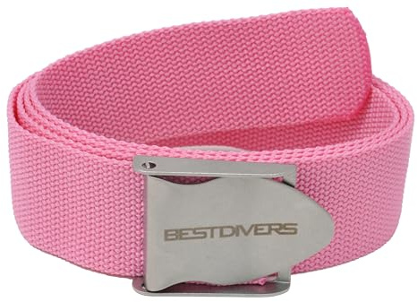 BEST DIVERS Cintura Fucsia Fibbia Inox