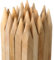 Estacas de madera de haya, cuadradas, 25 unidades, longitudes de 100 cm, ideales para postes de vallas, postes de vallas, estacas de árboles y trabajos de jardinería, varillas robustas de 25 mm x 25