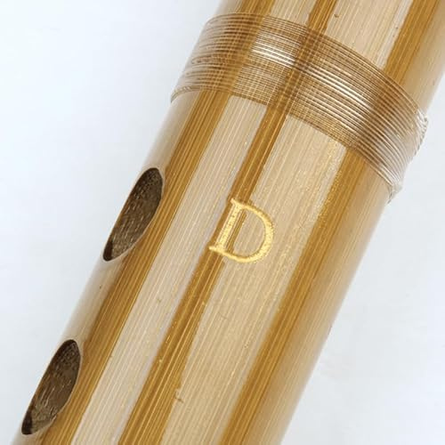 Bamboo Flute Dizi Traditional Handmade Chinese Musical Instrument Vintage Dizi (Key D)