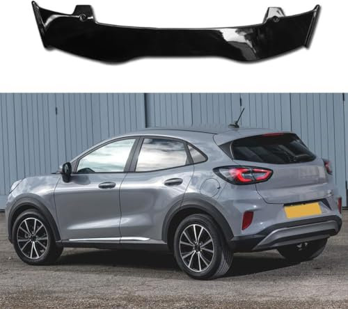WDMNAO Auto Heckspoiler Spoiler für Ford Puma 2020-2024, ABS Kofferraumspoiler Autodach Rear Spoiler Lippe Styling Karosserie Anbauteile Tuning Ersatz Umbau Zubehör