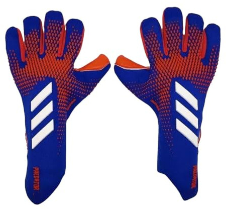 KIXZSAZ Guantes de Portero Resistentes al Desgaste Hechos con látex, Guantes de Portero fútbol Goma Transpirables y Ligeros, Antideslizantes
