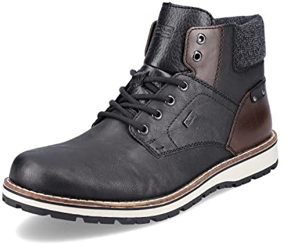 Rieker 38434, Herren Klassische Stiefel, Schwarz (schwarz/kastanie/granit 00), 47 EU (12 UK)
