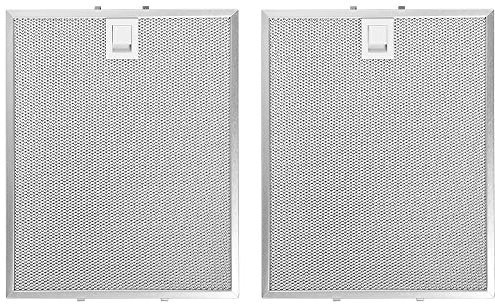 AllSpares Metallfilter (x2) für Dunstabzugshauben geeignet für Bosch, Siemens, Neff, Constructa und Viva 00353110/353110 (310x250x7mm)