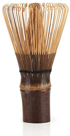 Joyzan Herramienta de Bambú Batidor, Matcha Té Tradicional Japonés Puntas Agitador Chasen Varillas a Mano Bamboo Verde Auténtico para Polvo Preparar Mezclador Artesanal Cepillo Herramientas Licuadora