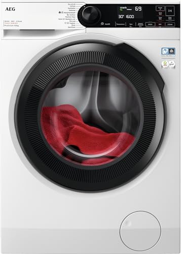 AEG 7000 ProSteam® Condenser 9 kg Washer Dryer LWR7496O4B Energy Rating A