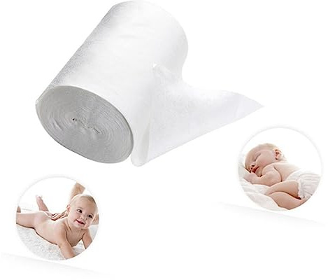 Feuilles de Protection pour Nourrissons en Fibre de Bambou Blanche, 100 | Couches Lavables, Inserts pour Couches Lavables, Produits pour Enfants, Usage Facile et Sûr