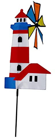 Sosoport Cloth Windmill Toys Rainbow Pinwheel Decorative Winnower for Boys and Girls Garden Outdoor Play