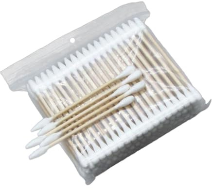 HAMPPLIES Lot De 400 Multifonctions Double Pointe Pointus Et Ronds, De Maquillage Pour Nettoyage Visage, Bébé Et Soins Précis