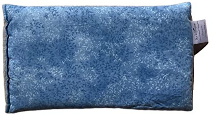 SacksyThyme Microwave Heating Pad for Cramps, Back, Neck, Shoulders, Leg Pain - Reusable Heat Pack, Hot Moist Microwavable Therapy Pack - Unscented Flaxseed Hot Compress Made in USA (Size: 12 x 7)