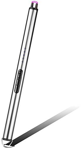 Perfect Flower Bågtändare uppladdningsbar USB elektronisk tändare stavtändare flamlös tändare lång elektrisk ljusstake för , grill, kök, spis, gasspisar, camping