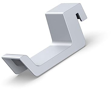 IOIUSKKU Accesorio para colgar auriculares de juego, fijador de auriculares Simple, soporte de almacenamiento lateral Vertical, soporte de fijación, estante colgante