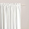 ROOM99 Vorhang mit Kräuselband Aura 140 x 260 cm Breite x Höhe Schiebegardinen Modern Curtain Wohnzimmer Schlafzimmer Ecru, 1 Stück