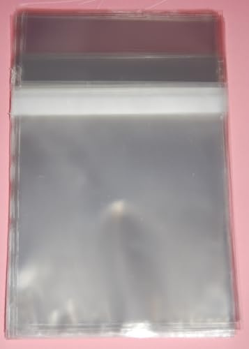 Celloexpress Lot de 500 pochettes en cellophane pour photos 40 microns 211 x 203 mm + rabat de 30 mm