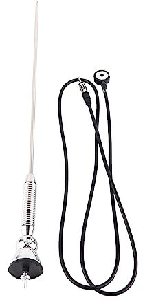 AM FM Autoantenne 18,5 Zoll Universal Dachfender Antenne 180° schwenkbar Gummi