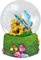 Water Globe - Schmetterling von Deluxebase. Schmetterlings Schneekugel mit Harzfigur und geformter Basis. Tolle Wohndekoration, Ornamente und Geschenke. (Design zufällig aus 2 Farben ausgewählt)