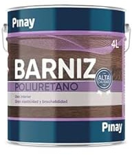 BARNIZ POLIURETANO BRILLANTE - Barniz sintético de poliuretano para la protección y decoración de la madera para interiores - PINAY (NOGAL BRILLANTE - 4 L)