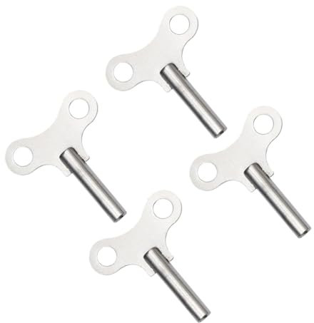 BESTonZON 4 Uhrenschlüssel Aufziehschlüssel für Uhr Schlüsselwerkzeug zum Aufziehen Uhr Schlüssel zum Aufziehen Uhr zum Aufziehen von Schnur Standuhr