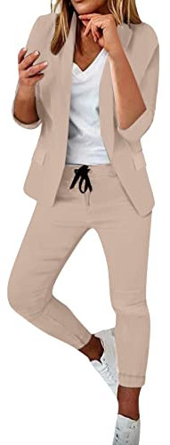 Anzug Set Damen Langem Blazer Mit Hose Anzug,Blazer Stehkragen Damen,Flieder Blazer,Blazer Für Abendkleid,Bomberjacke Damen Weiss,Blazer Bordeaux