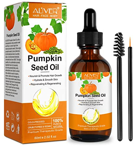 Pumpafröolja, ekologisk hårolja, 60 ml, kallpressad, för massage
