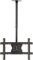 Supporto TV sospeso, Supporto TV LCD Multifunzione soffitto, inclinabile e Girevole, Adatto alla Maggior Parte dei televisori LCD a Schermo Piatto e curvi 32-75, Max 600x400 mm, Portata Fino a 110