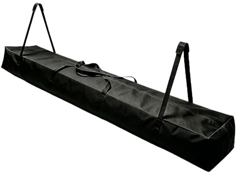 SKIKHN Bolsa de Transporte para Cenador, 210 x 30 x 20 cm Bolsa Impermeable Portátil, 600D Tela Oxford, Bolsa Multifuncional, para Camping, Pícnics y Viajes (Negro)
