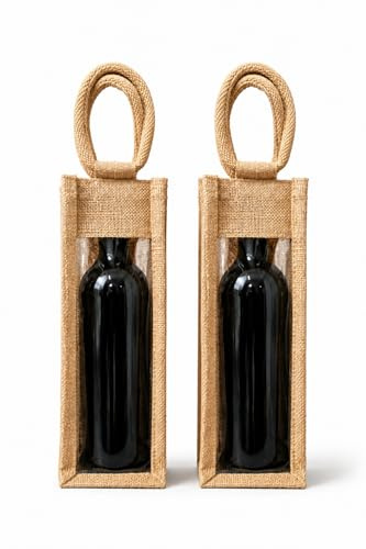 Genérico Bolsa Yute Vino con Ventana (2)