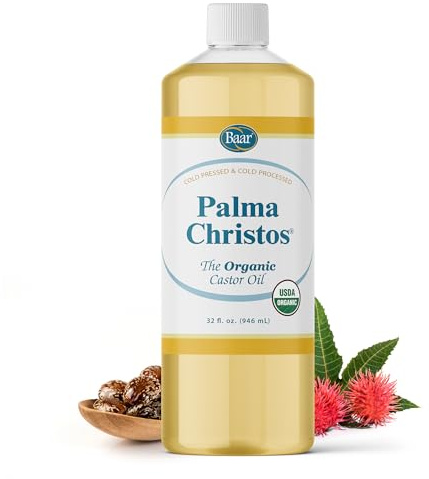 Palma Christos, Organic Castor Oil 32 Oz by Baar