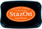 Tsukineko StazOn Stempelkissen-Braun, Rusty Brown-Groß-Deckend, Lufttrocknend, Wasserfest-Embossing