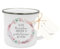 Manufaktur Liebevoll Emaille Spruch Tasse Danke Geschenk Kitaaschied Dankeschön für Erzieherin und Lehrerin Patentante Hebamme
