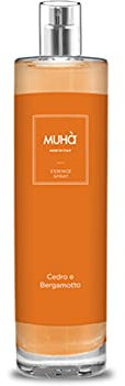 MUHA' | Spray Profumatore per Ambienti, Fragranza Cedro e Bergamotto, Formato da 100 ml