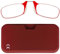 NEW VISION Lesebrille für Damen und Herren Transparent. Kompakte leichte randlose brillen. Brillengestelle für damen und herren irormphiblen NV1171 (Rot, 3.0)