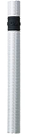 Gunn & Moore GM Official RIPPLE Premium Gummi Cricket Bat Grips, 12 Grepp, Vit/Svart