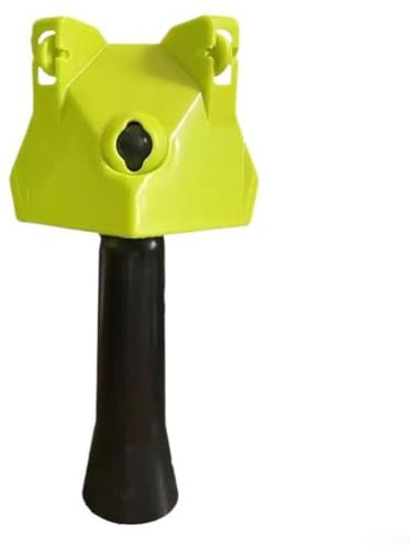 MeevrgR Herramienta de acabado de esquina – Rodillo de esquina giratorio de 360° para paneles de yeso con varillas de extensión (verde/negro) – para esquinas interiores/exteriores (A)