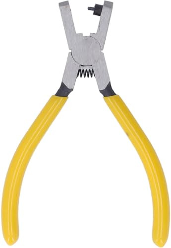 CYTGOUPER Universal Belt Hole Puncher for Leather, Punching Hole Tool 2mm Hole Punch Plier, Plastic + Carbon Steel Watch Band Leather Hole Punch Plier for Watch Straps