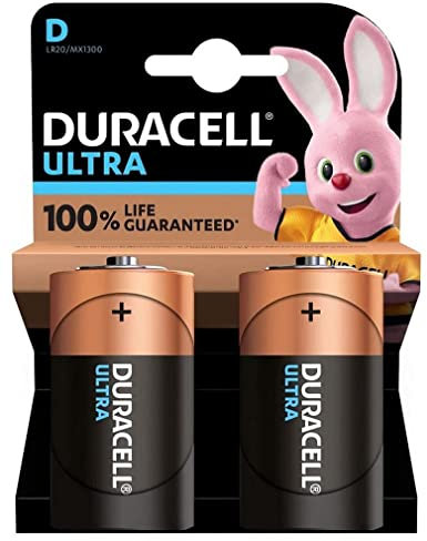 Duracell D Batteria, confezione da 2
