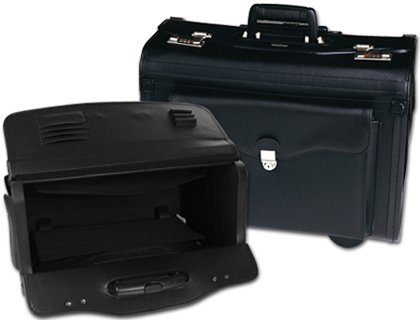 Mallette tactique pilote p-732 noire avec poignée extensible - serrure avec combinaison - roues 49 x 35 x 22,5 cm