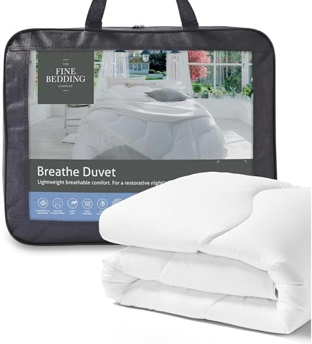 The Fine Bedding Company – andningsbart täcke – 7 Tog – sommar – kylning och fuktavstötning – temperaturkontroll – maskintvättbar – super kung