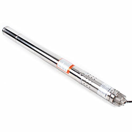 Pompa dell'acqua da 2 370 W, pompa sommersa in acciaio inox, piccole pompe per pozzi profondi
