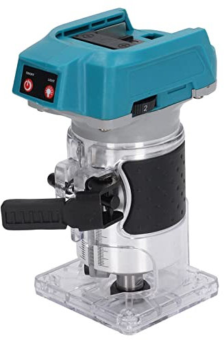 Potente Fresatrice per Legno Brushl con Maniglie Omic e 6 Impostazioni di velocità per compatibilità con Batterie Al Litio da 8 V