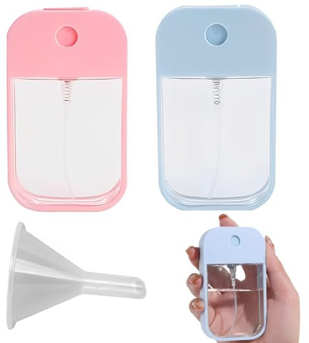 LAJUP 3 Pièces 45Ml Flacon Spray Vide Vaporisateur Parfum Livré Avec 1 Mini Entonnoirspour Parfum Huiles Essentielles Et Cosmétiques